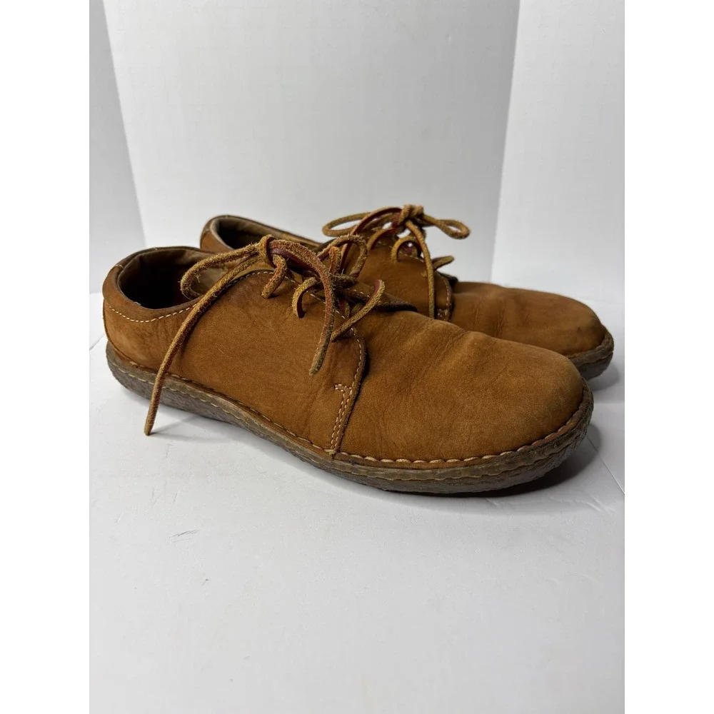 Canyon River Blues Hana Tan Leather Oxford Shoes‎ Mens 8.5 M 76378 Brown Lace Up
